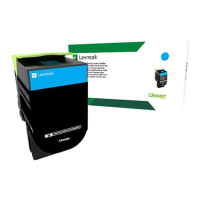 Toner LEXMARK 70C2XC0 Lexmark 702XC cyan zwrotny 4000 str. CS510de / CS510dte
