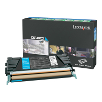 Toner LEXMARK C5340CX Lexmark cyan zwrotny 7000str C534dn / C534dtn / C534n
