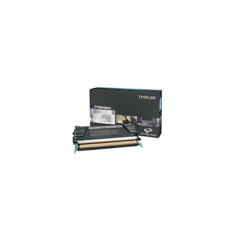 LEXMARK C736, X736, X738 cartridge black high yield 12.000 str 1-pack