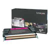 Toner LEXMARK C736, X736, X738 cartridge magenta high yield 10.000 str 1-pack