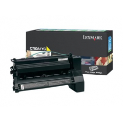 LEXMARK C782, X782e cartridge yellow low capacity 6.000 str 1-pack return program