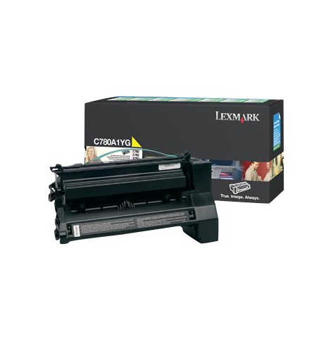 LEXMARK C782, X782e cartridge yellow low capacity 6.000 str 1-pack return program