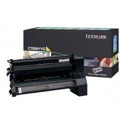 LEXMARK C782, X782e cartridge yellow standard capacity 10.000 str 1-pack return program