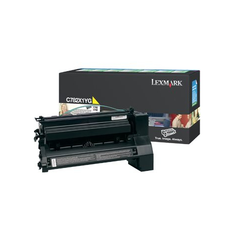 LEXMARK C782X1YG Lexmark yellow zwrotny 15000 str. C782