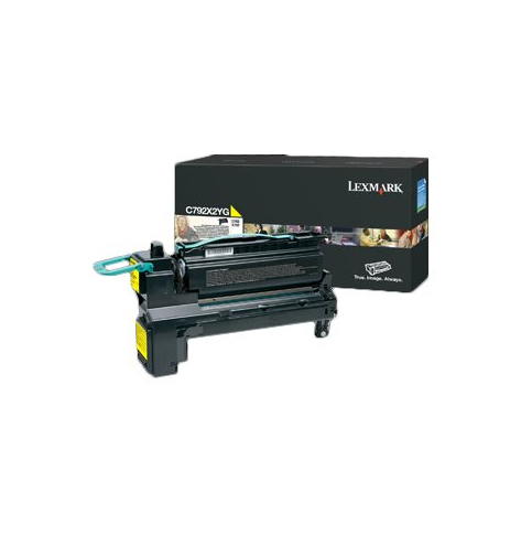 LEXMARK cartridge yellow for C792 20000 str