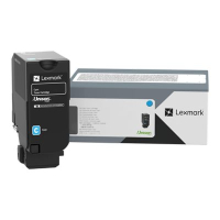 Toner LEXMARK CX735 Cyan 16.2K CRTG