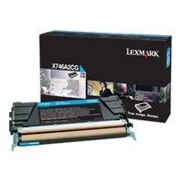 Toner LEXMARK X746, X748 cartridge cyan standard capacity 7.000 str 1-pack
