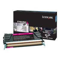 Toner LEXMARK X746A2MG Lexmark magenta 7 000 str. X746de / X748de / X748dte