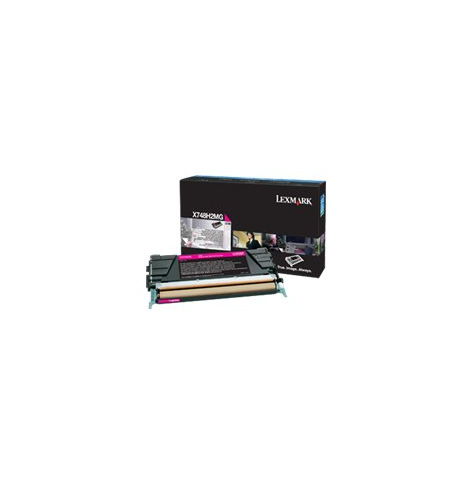 LEXMARK X748 10K cartridge magenta high capacity 10.000 str 1-pack