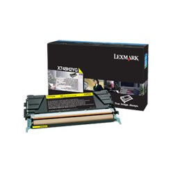 LEXMARK X748 cartridge yellow high capacity 10.000 str 1-pack