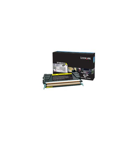 LEXMARK X748 cartridge yellow high capacity 10.000 str 1-pack