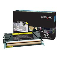 Toner LEXMARK X748H3YG Lexmark yellow korporacyjny 10000 str. X748de / X748dte