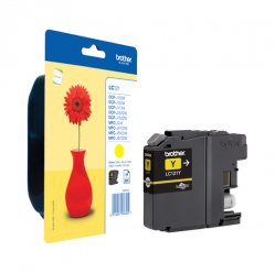 BROTHER LC-121 ink cartridge yellow standard capacity 300 pages 1-pack blister without alarm