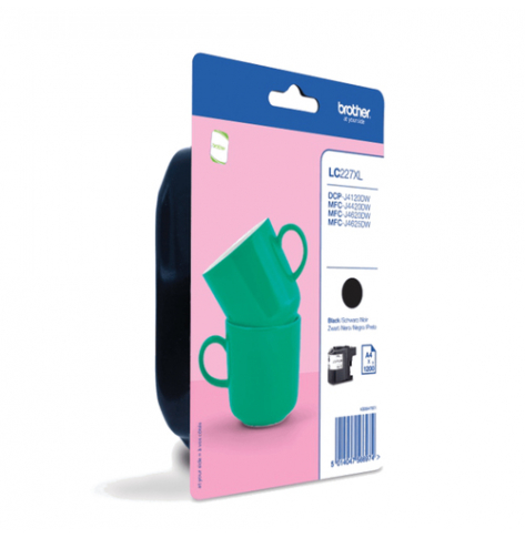 BROTHER LC-227XL ink cartridge black high capacity 1-pack blister without alarm