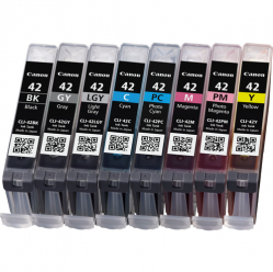 CANON 1LB CLI-42 8inks ink cartridge black and colour standard capacity multipack full 8 inks