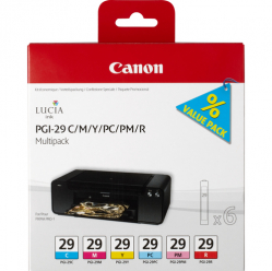 CANON 1LB PGI-29 CMY/PC/PM/R ink cartridge colour standard capacity multipack