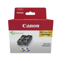 Tusz CANON CLI-36 Ink Cartridge Twin Pack