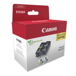 CANON CLI-36 Ink Cartridge Twin Pack