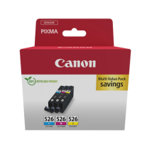Tusz CANON CLI-526 Ink Cartridge C/M/Y Pack SEC