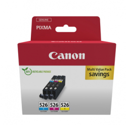 CANON CLI-526 Ink Cartridge C/M/Y Pack SEC
