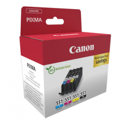 CANON CLI-551 Ink Cartridge C/M/Y/BK MultiPack blister