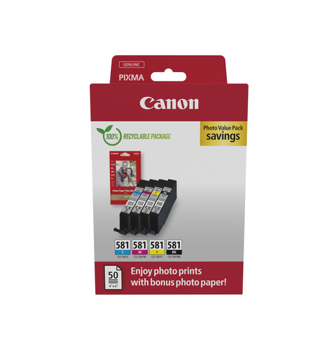 CANON CLI-581 Ink Cartridge BK/C/M/Y PHOTO