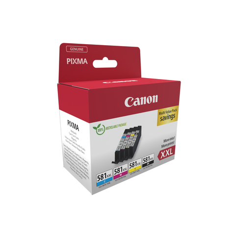 CANON CLI-581XXL Ink Cartridge C/M/Y/BK MULTI Sec