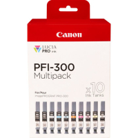 Tusz CANON PFI-300 MBK/PBK/C/M/Y/PC/PM/R/GY/CO Multi Pack