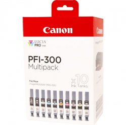 CANON PFI-300 MBK/PBK/C/M/Y/PC/PM/R/GY/CO Multi Pack
