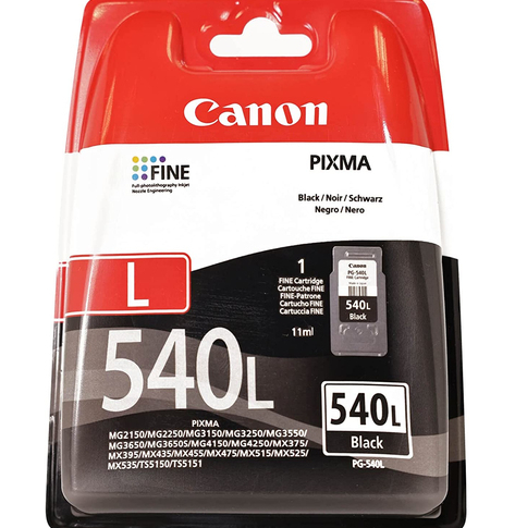 CANON PG-540L Black Ink Cartridge 300P
