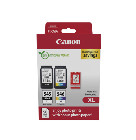 CANON PG-545XL/CL-546XL Ink Cartridge PHOTO VALUE BL
