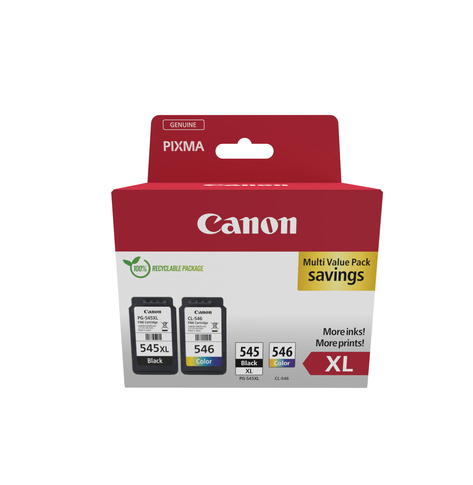 CANON PG-545XL/CL-546XLPHOTO Ink Cartridge VALUE BLSEC