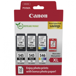 CANON PG-545XLx2/CL-546XL Ink Cartridge PVP