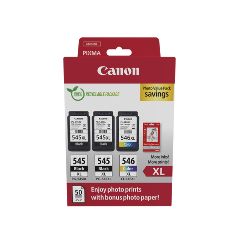 CANON PG-545XLx2/CL-546XL Ink Cartridge PVP