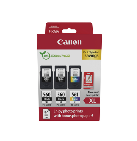 CANON PG-560XLx2/CL-561XL Ink Cartridge PVP