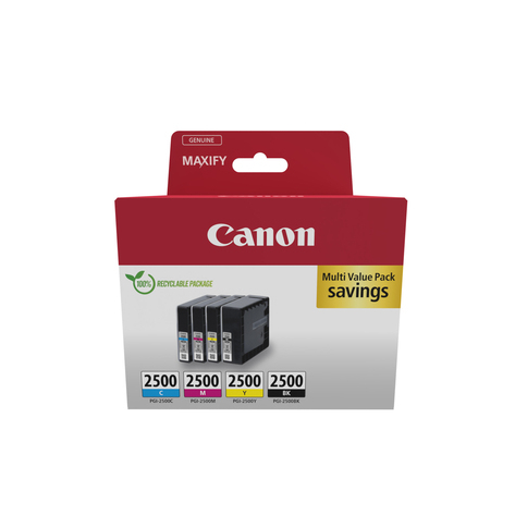 CANON PGI-2500 Ink Cartridge BK/C/M/Y MULTI