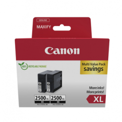 CANON PGI-2500XL Ink Cartridge BK TWIN