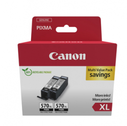 CANON PGI-570XL Ink Cartridge BK TWIN BL SEC