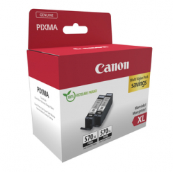 CANON PGI-570XL Ink Cartridge BK TWIN BL SEC