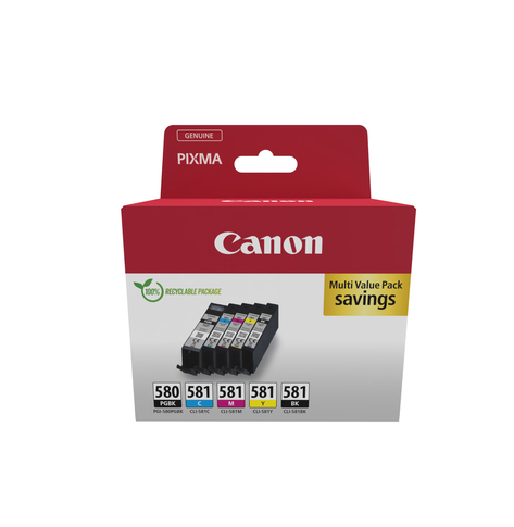 CANON PGI-580/CLI-581 Ink Cartridge BK/CMYK