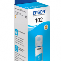 EPSON 102 EcoTank Cyan ink bottle