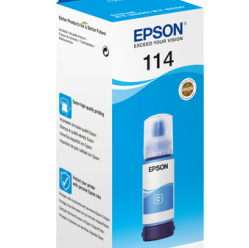 EPSON 114 EcoTank Cyan ink bottle