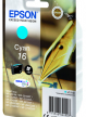 EPSON 16 ink cartridge cyan standard capacity 3.1ml 165 pages 1-pack RF-AM blister