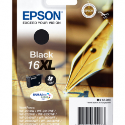 EPSON 16XL ink cartridge black high capacity 12.9ml 500 pages 1-pack RF-AM blister
