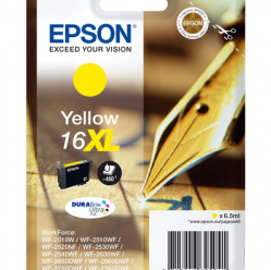 EPSON 16XL ink cartridge yellow high capacity 6.5ml 450 pages 1-pack RF-AM blister multi tag