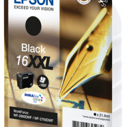 EPSON 16XXL ink cartridge black extra high capacity 1.000 pages 1-pack blister with alarm