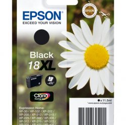 EPSON 18XL ink cartridge black high capacity 11.5ml 470 pages 1-pack RF-AM blister