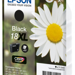 EPSON 18XL ink cartridge black high capacity 11.5ml 470 pages 1-pack RF-AM blister