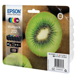 EPSON 202 Mpack Ink Cartridge (PBK,BK,C,M,Y) (with security)
