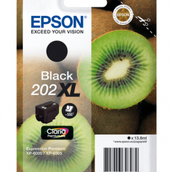 EPSON 202XL Black Ink Cartridge (with security)